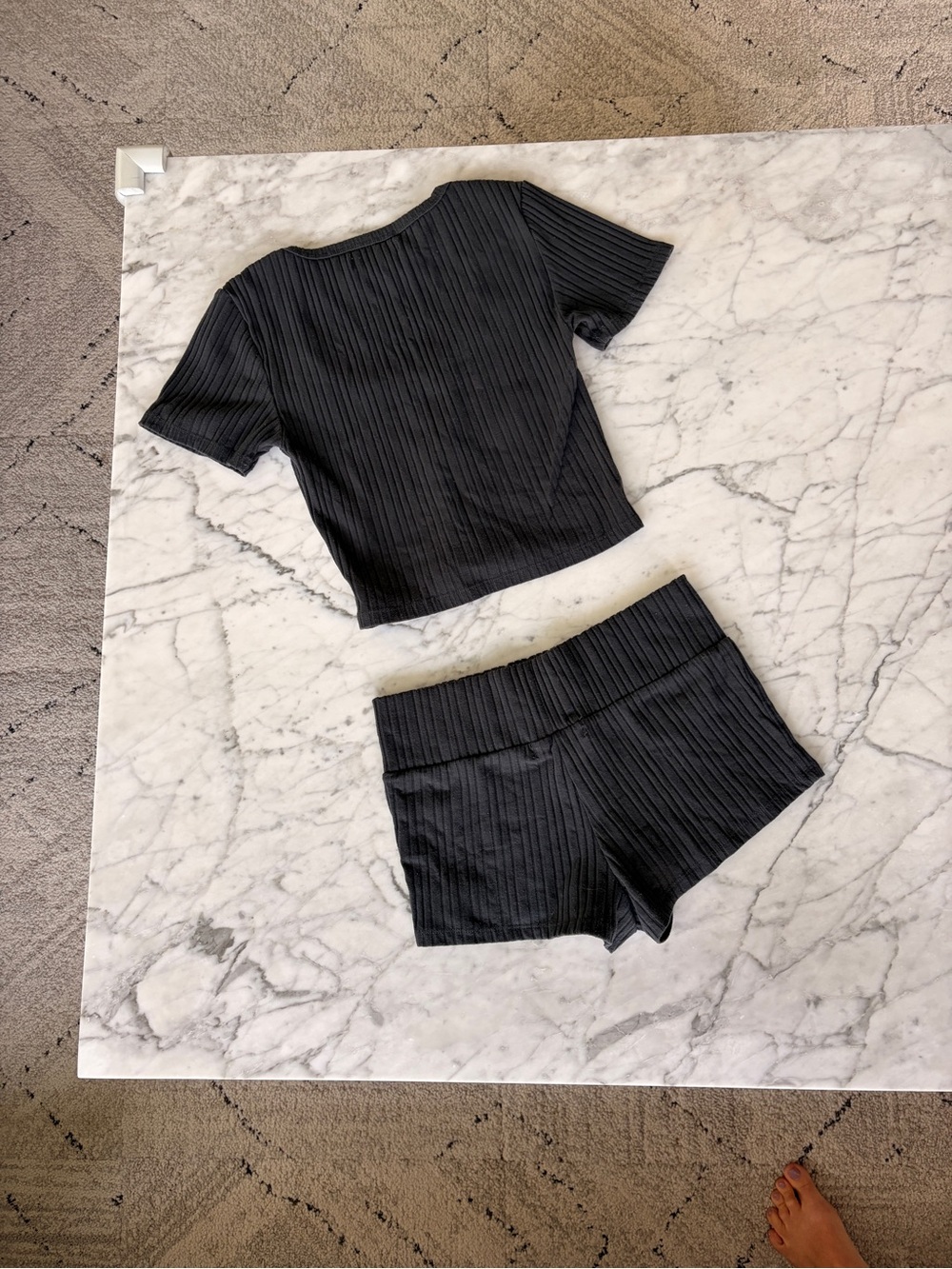 Spiritual Gangster crop tee and shorts set - Picture 2 of 4